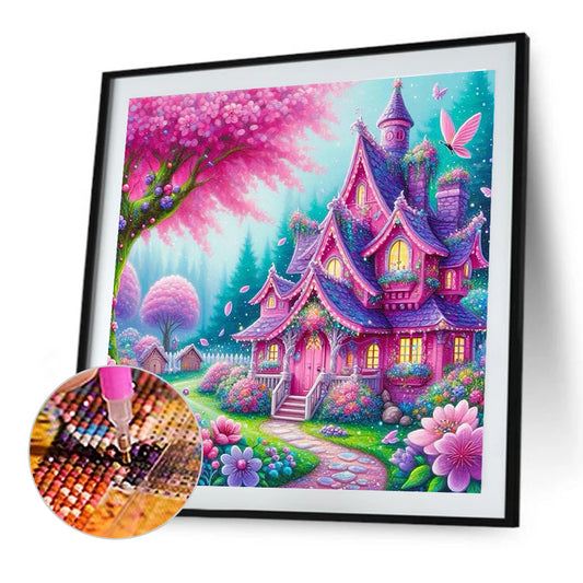 Elf House - Full Round Drill Diamond Painting 40*40CM