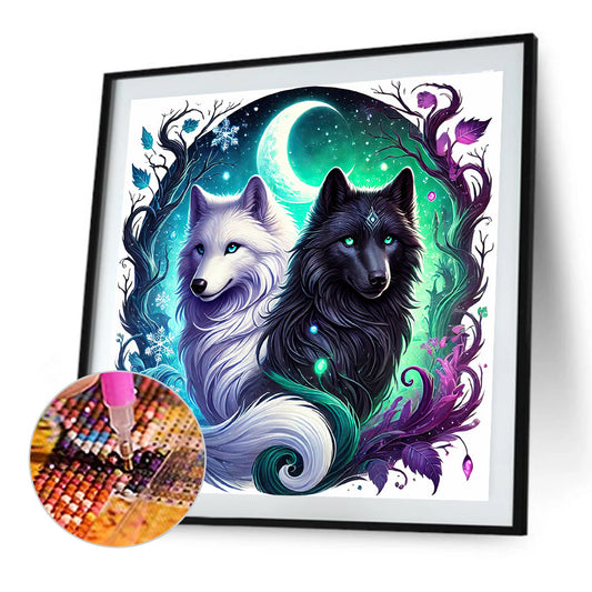Wolf - Full Round Drill Diamond Painting 30*30CM