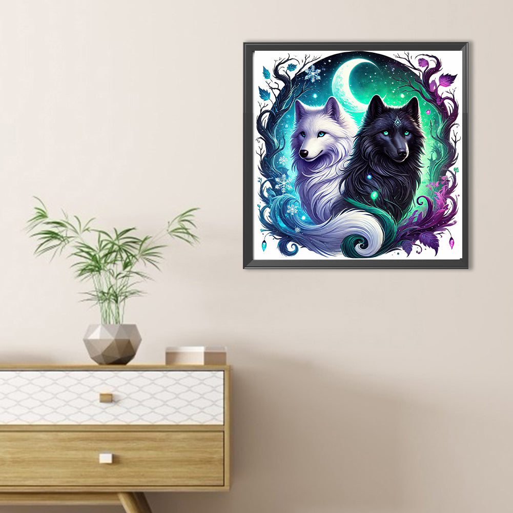 Wolf - Full Round Drill Diamond Painting 30*30CM