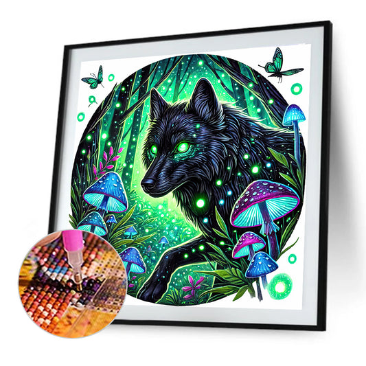 Wolf - Full Round Drill Diamond Painting 30*30CM