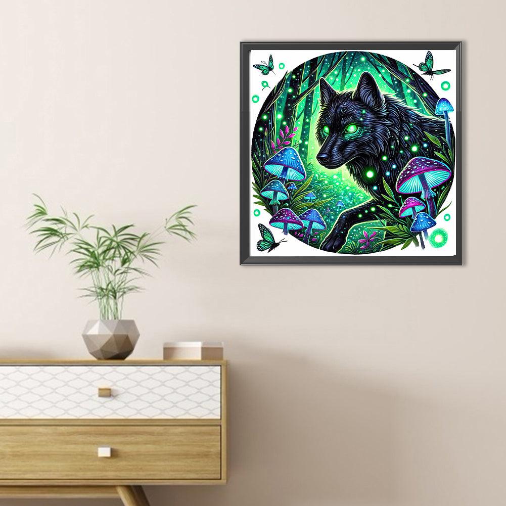 Wolf - Full Round Drill Diamond Painting 30*30CM