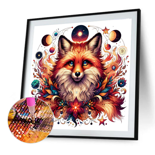 Fox - Full Round Drill Diamond Painting 30*30CM