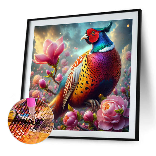 Pheasant - Full Round Drill Diamond Painting 30*30CM