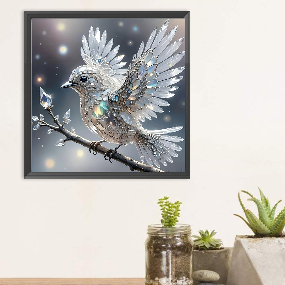 Crystal Bird - Full Round Drill Diamond Painting 30*30CM