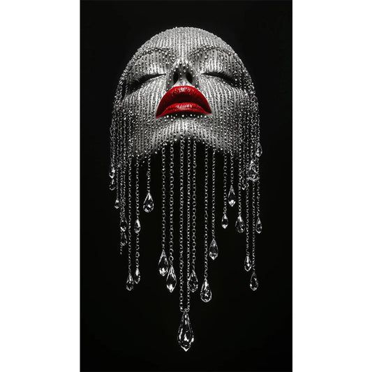 Water Drop Woman - Full AB Round Drill Diamond Painting 40*70CM