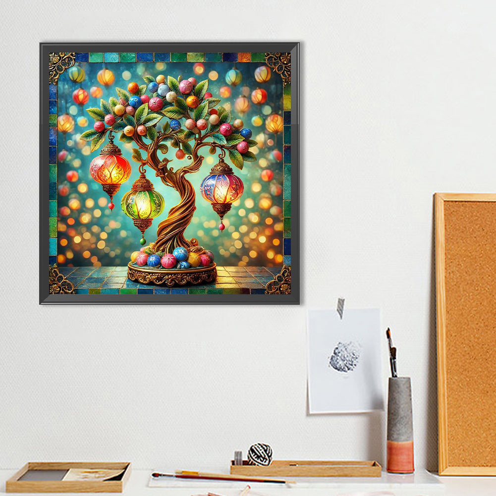 Atmosphere Lantern - Full Round Drill Diamond Painting 40*40CM