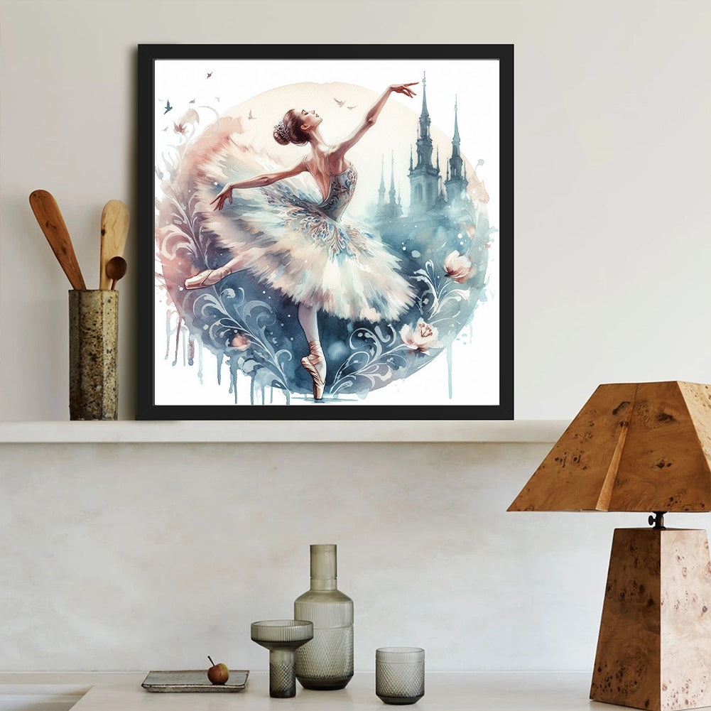 Ballet Girl - Full Round Drill Diamond Painting 40*40CM