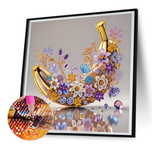 Fruit Banana - Special Shaped Drill Diamond Painting 30*30CM