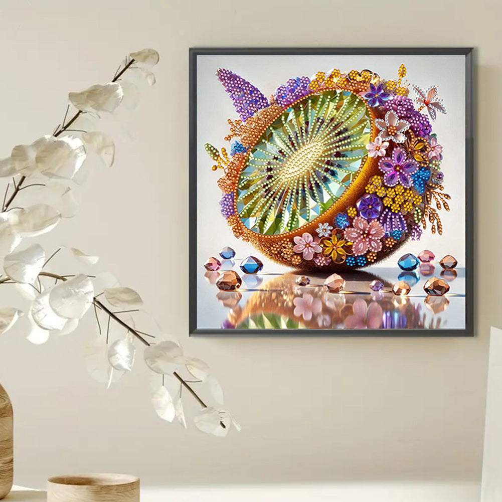 Fruit Kiwi - Special Shaped Drill Diamond Painting 30*30CM