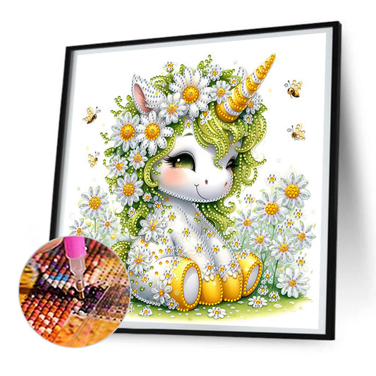 Unicorn - Special Shaped Drill Diamond Painting 30*30CM