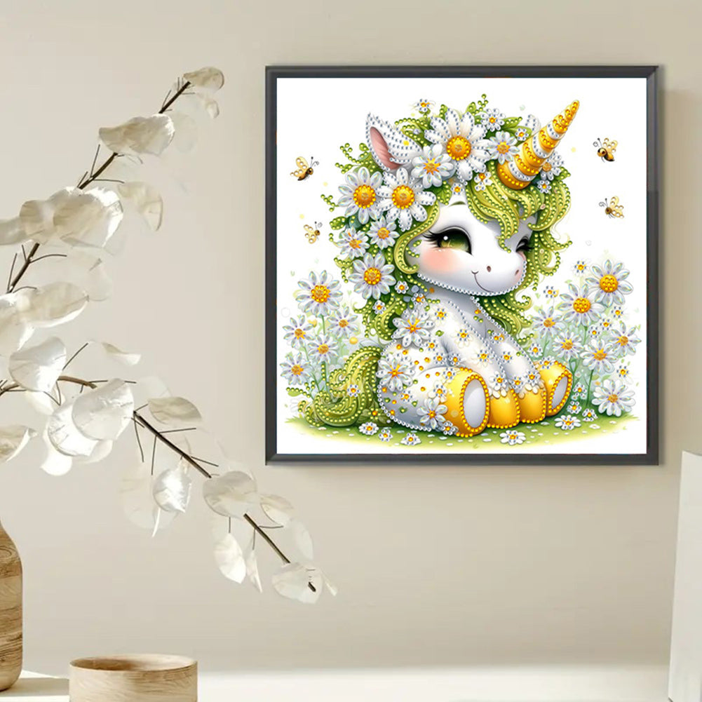 Unicorn - Special Shaped Drill Diamond Painting 30*30CM