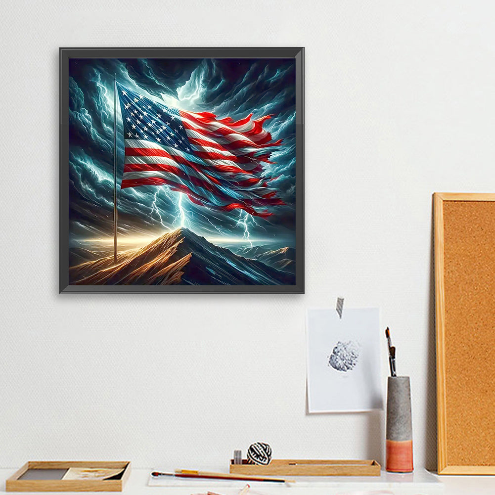 Patriotic Voice - Full Square Drill Diamond Painting 40*40CM