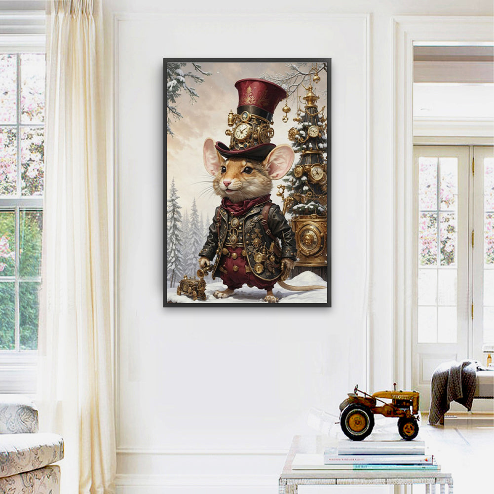 Machine Mouse - Full Square Drill Diamond Painting 40*60CM