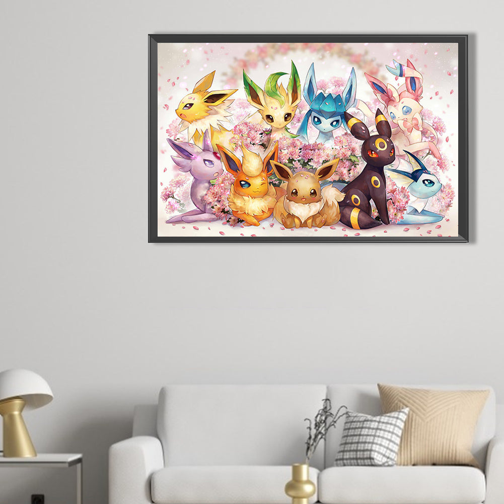 Pokemon - Full Round Drill Diamond Painting 60*40CM