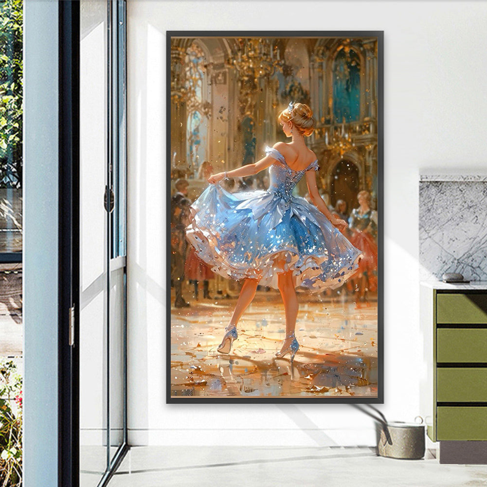 Blonde At The Party - Full AB Round Drill Diamond Painting 40*70CM
