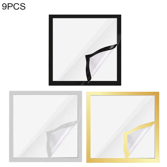 9Pcs Magnetic Picture Frame Magnetic Photo Frame Multifunctional for Party Decor
