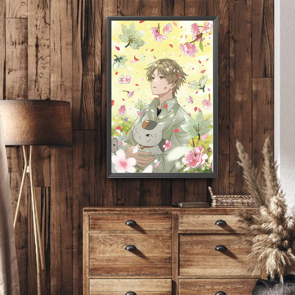 Natsume And The Sea Of ??Petals - Full Round Drill Diamond Painting 40*60CM