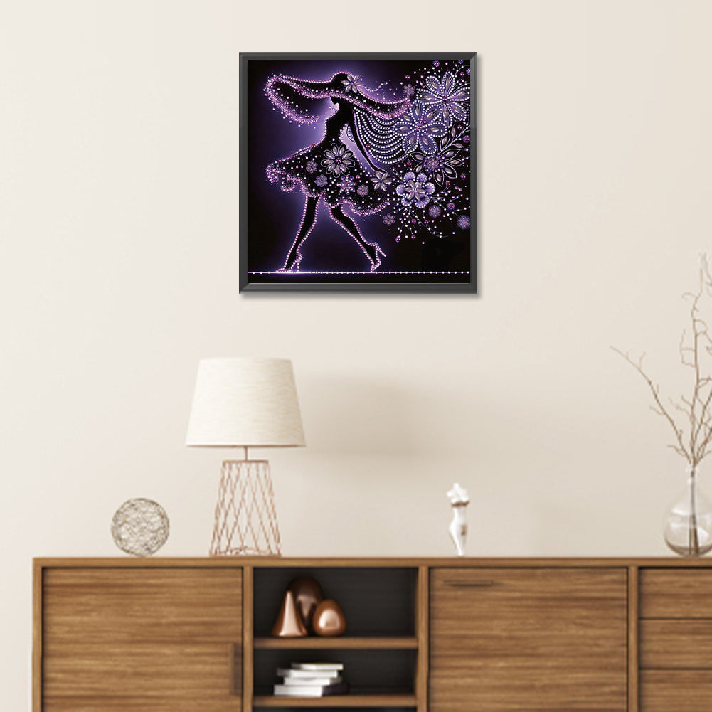 Elegant Lady - Special Shaped Drill Diamond Painting 30*30CM