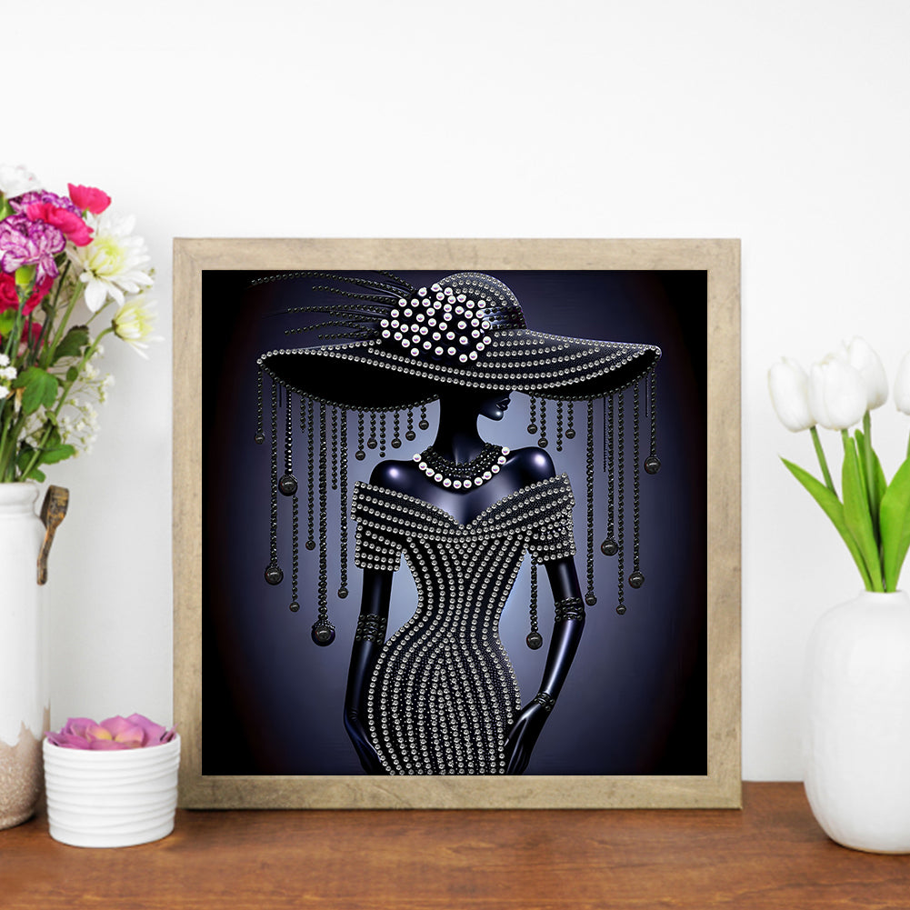 Elegant Lady - Special Shaped Drill Diamond Painting 30*30CM