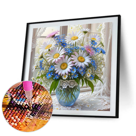 Daisy - Full Round Drill Diamond Painting 30*30CM