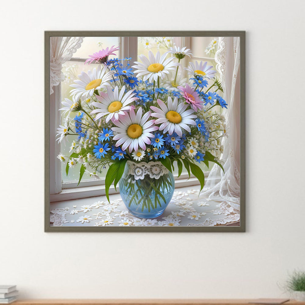 Daisy - Full Round Drill Diamond Painting 30*30CM