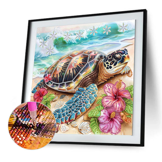 Sea Turtle - Special Shaped Drill Diamond Painting 30*30CM