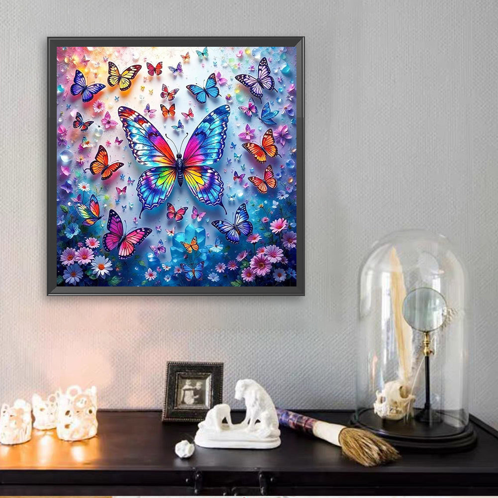 Butterfly - Full Square Drill Diamond Painting 30*30CM