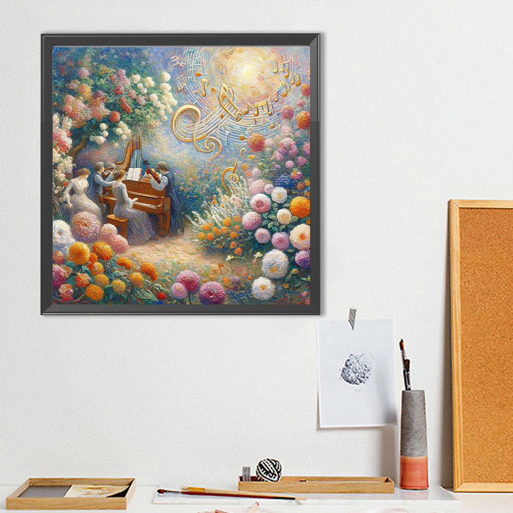 Concert In The Garden - Full Round Drill Diamond Painting 50*50CM