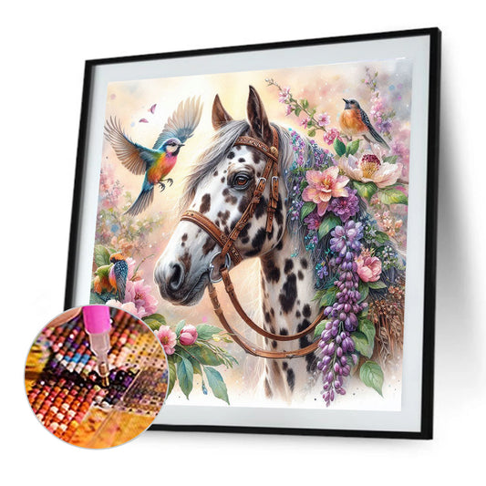 Horse - Full Round Drill Diamond Painting 40*40CM