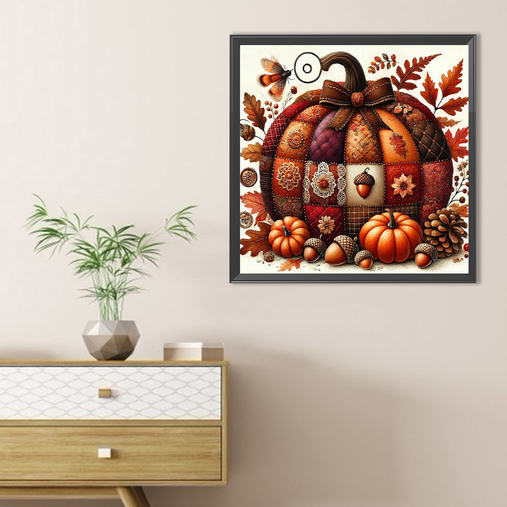 Colorful Pumpkin - Full Round Drill Diamond Painting 40*40CM