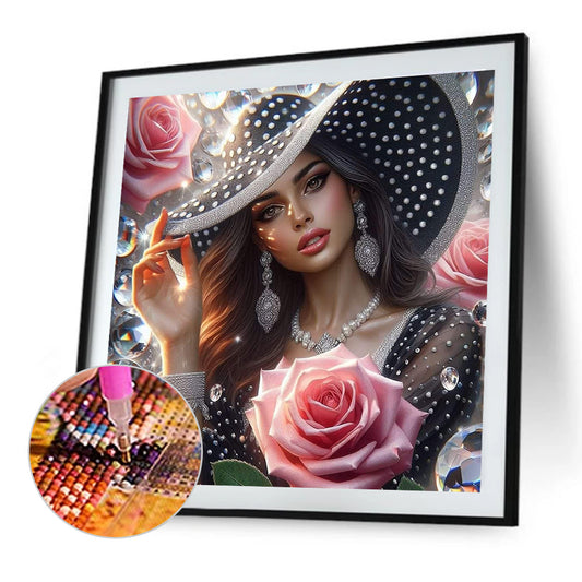 Noblewoman - Full Round Drill Diamond Painting 40*40CM