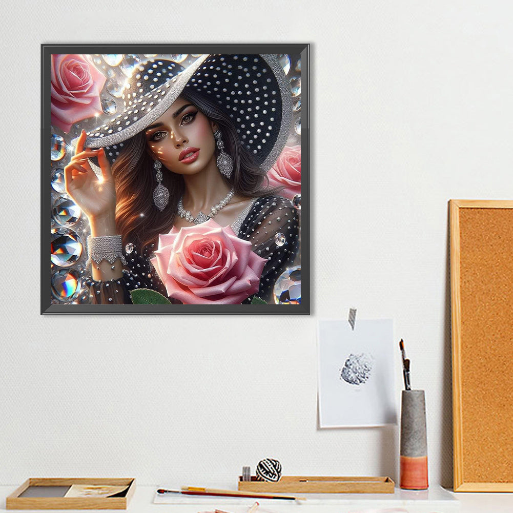 Noblewoman - Full Round Drill Diamond Painting 40*40CM
