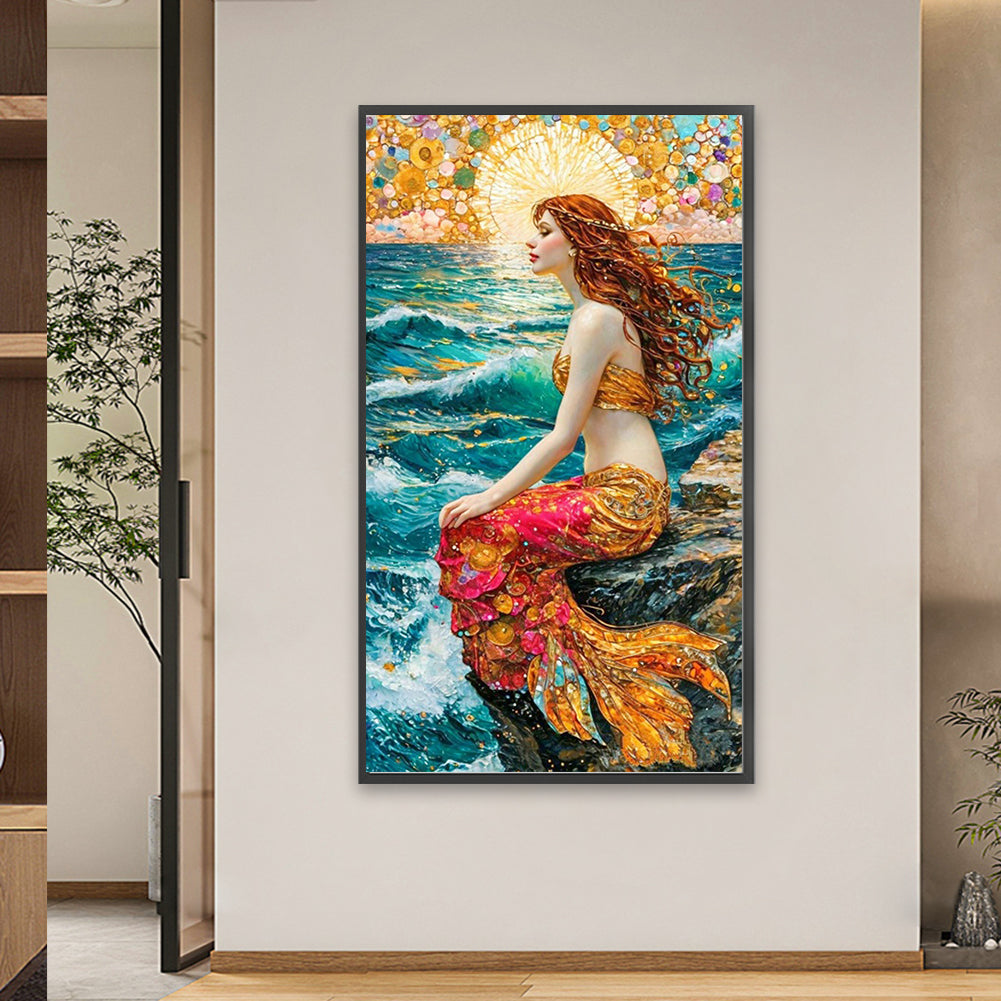 Mermaid - Full Square Drill Diamond Painting 40*70CM