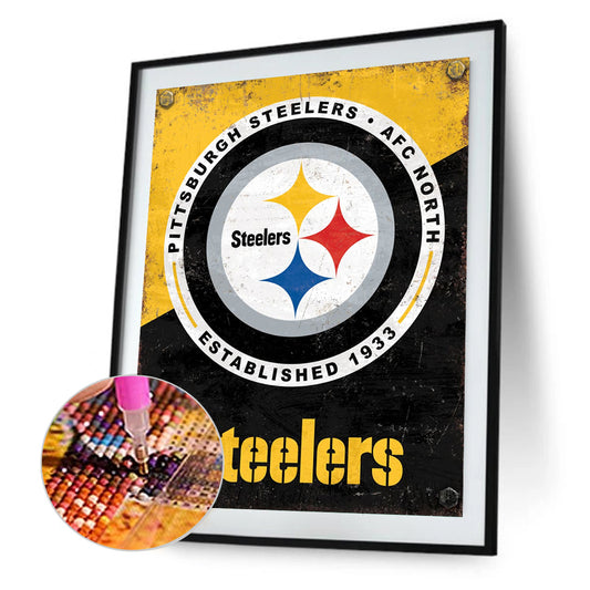 Pittsburgh Steelers - Full Round Drill Diamond Painting 40*50CM