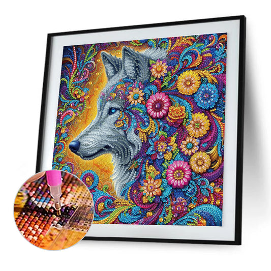 Wolf - Special Shaped Drill Diamond Painting 30*30CM