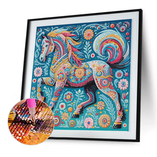 Horse - Special Shaped Drill Diamond Painting 30*30CM