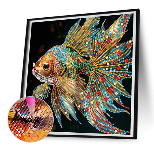Koi Carp - Special Shaped Drill Diamond Painting 30*30CM