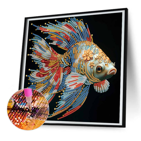 Koi Carp - Special Shaped Drill Diamond Painting 30*30CM