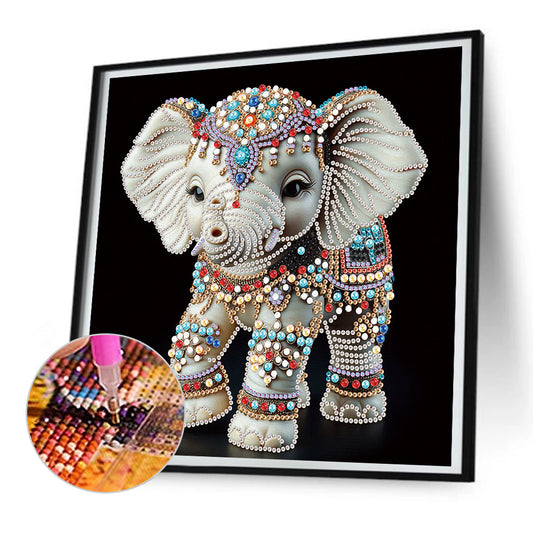 Elephant - Special Shaped Drill Diamond Painting 30*30CM