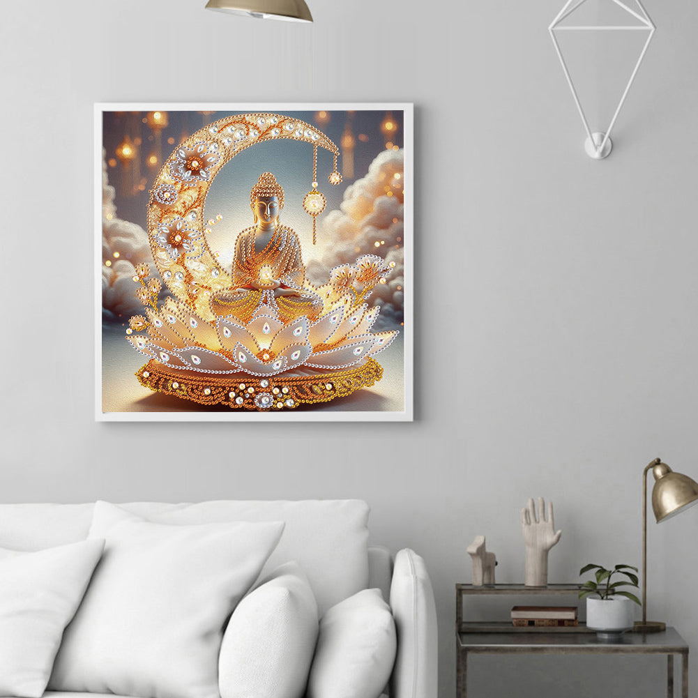 Buddha Statue - Special Shaped Drill Diamond Painting 30*30CM
