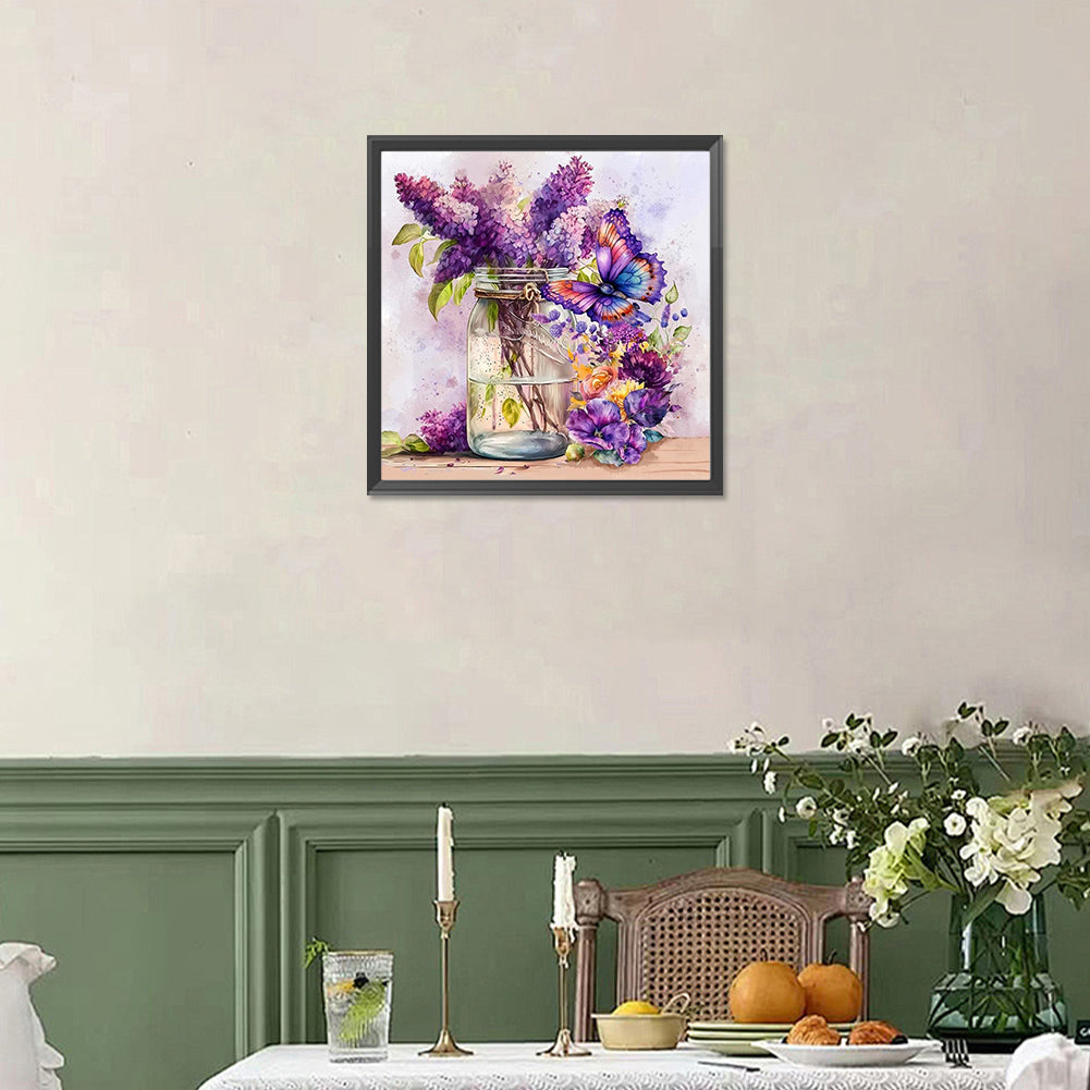 Lavender - Full Square Drill Diamond Painting 40*40CM