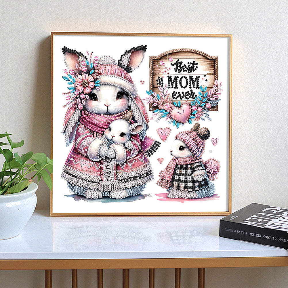 Mother'S Day - Special Shaped Drill Diamond Painting 30*30CM