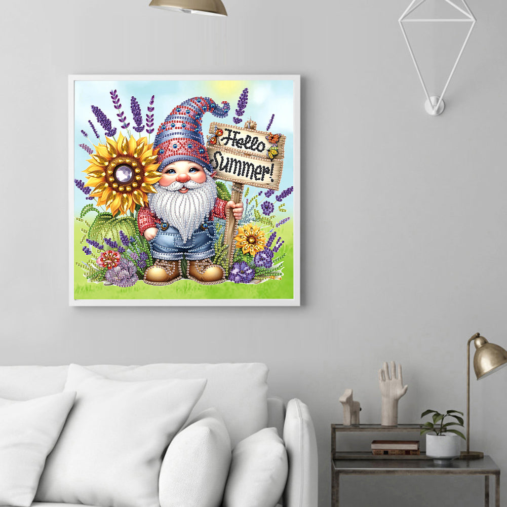 Summer Goblin - Special Shaped Drill Diamond Painting 30*30CM
