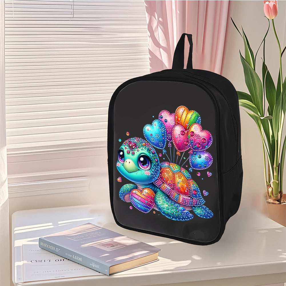 Mermaid Special Shape Diamond Art School Bag Diamond Art Knapsack for Art Crafts