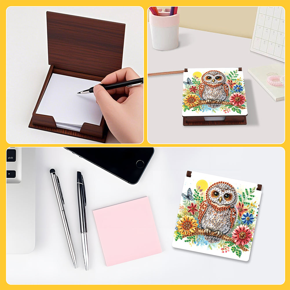 1pc Diamond Painting Kit Note Box 160 Sticky Notes Home Office School Supplies