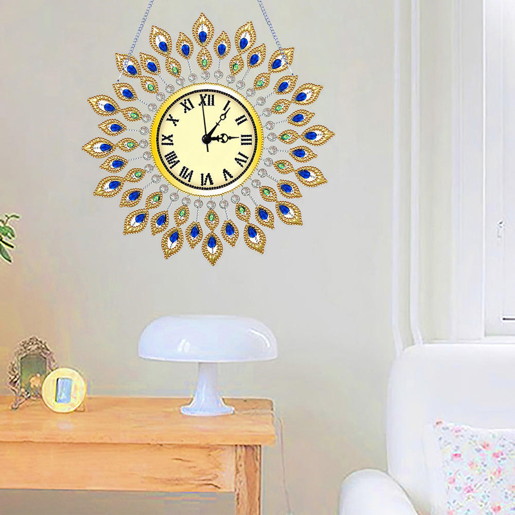 DIY Diamond Painting Clock Kits Diamond Art Clock Ornaments Kit Home Wall Decor
