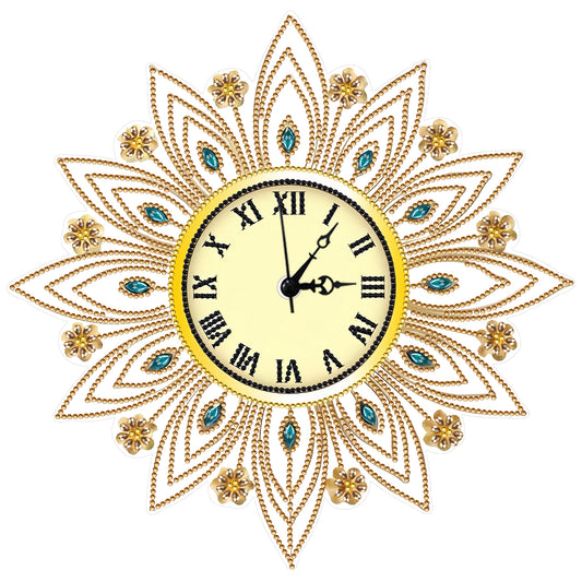 DIY Diamond Painting Clock Kits Diamond Art Clock Ornaments Kit Home Wall Decor