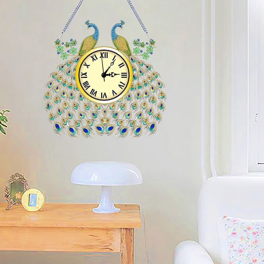 DIY Diamond Painting Clock Kits Diamond Art Clock Ornaments Kit Home Wall Decor