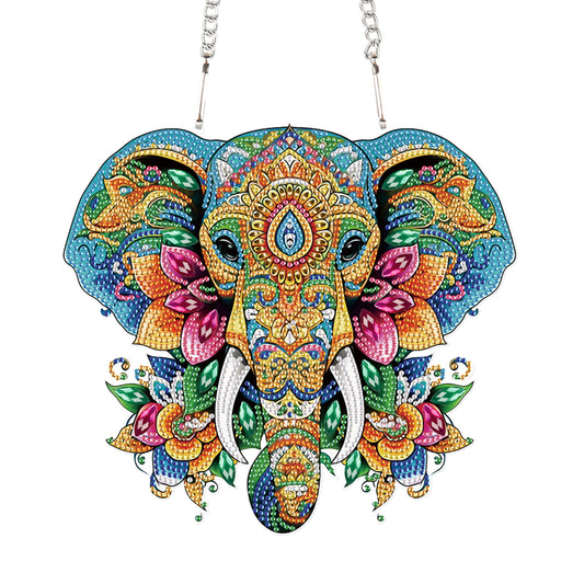 Acrylic Special Shape Animals Diamond Painting Ornaments for Garden Window Decor