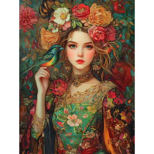 Classical Beauty - 11CT Stamped Cross Stitch 45*60CM